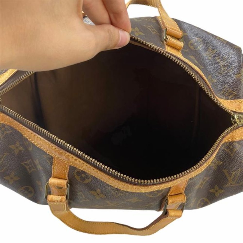 🌻💯Louis Vuitton Travel Bag Brown Leather - Picture 5 of 12